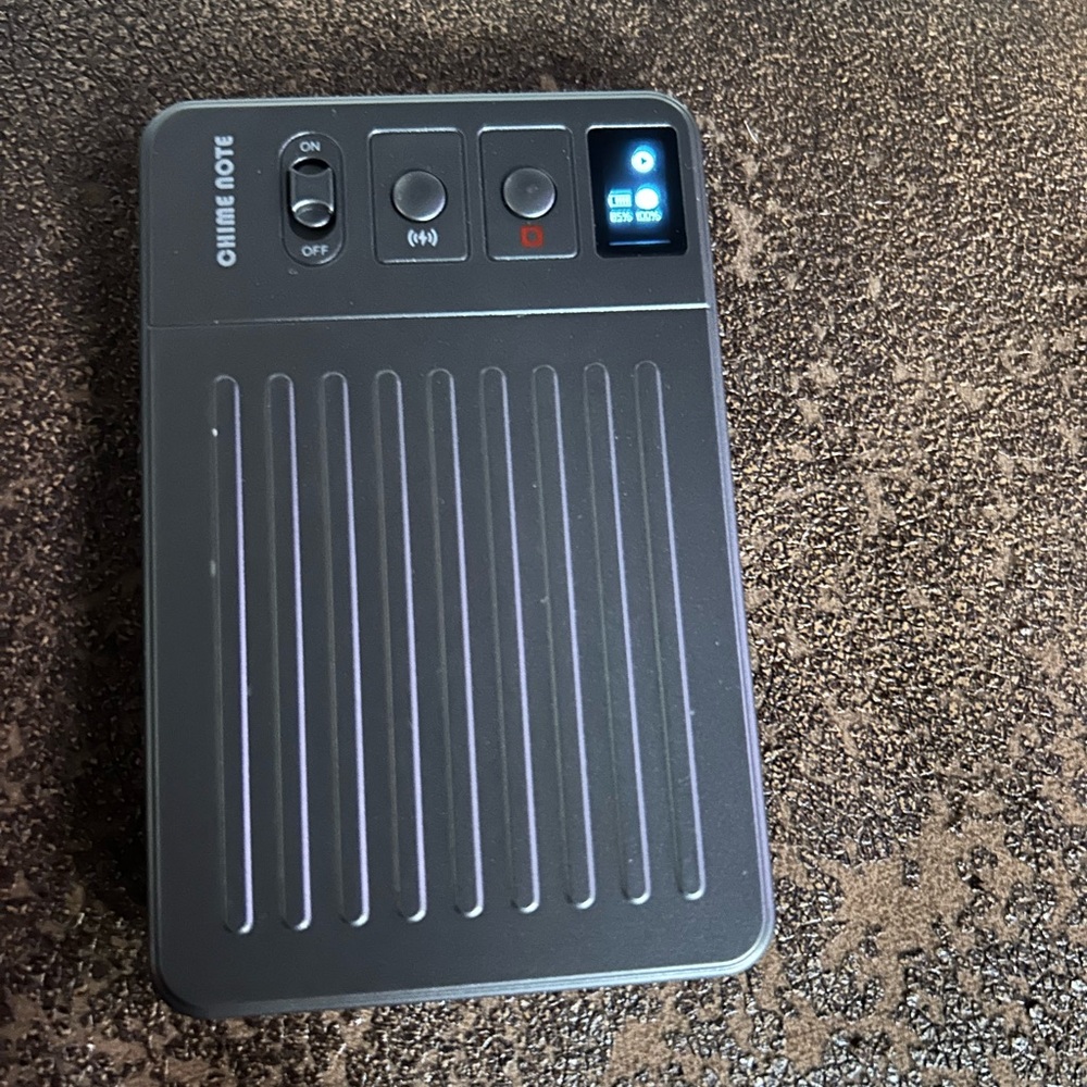 Chime Note Pro AI Voice Recorder — Black - Picture 2 of 3